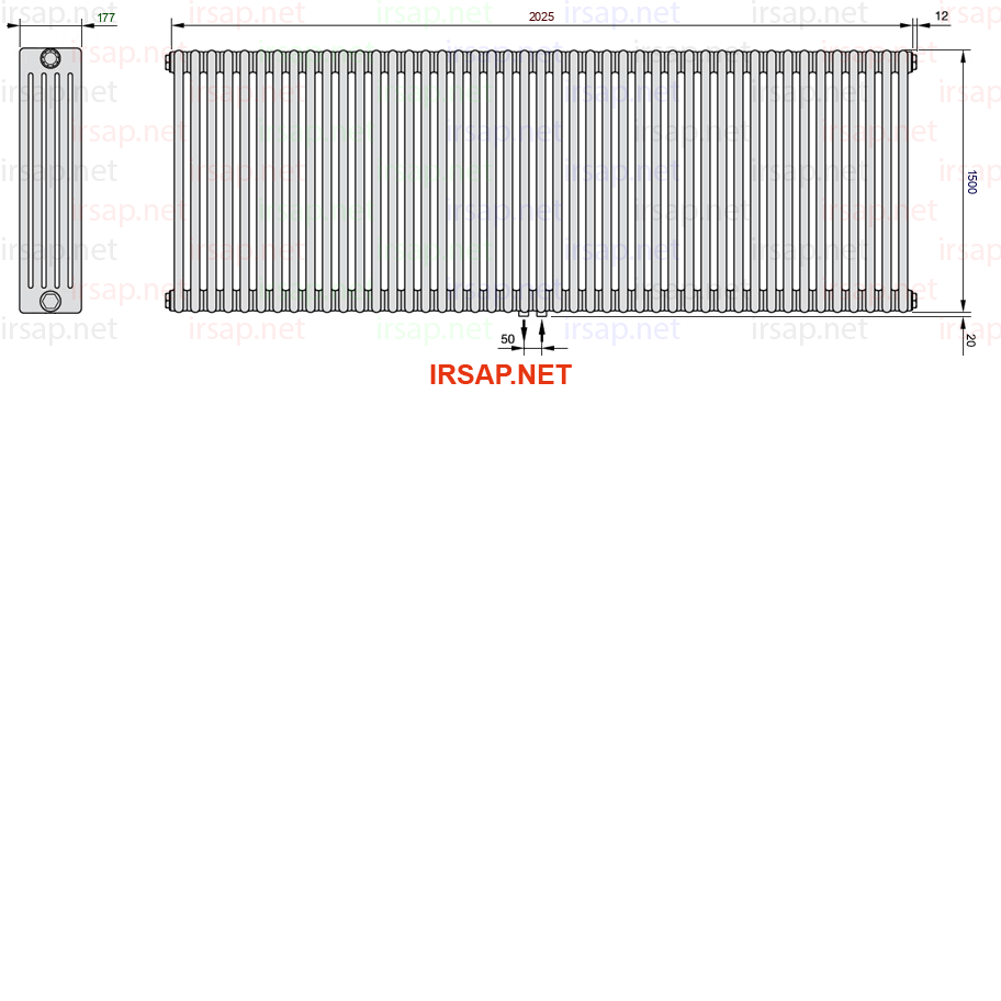 Радиатор IRSAP Tesi 51500/45 T50 CL 01